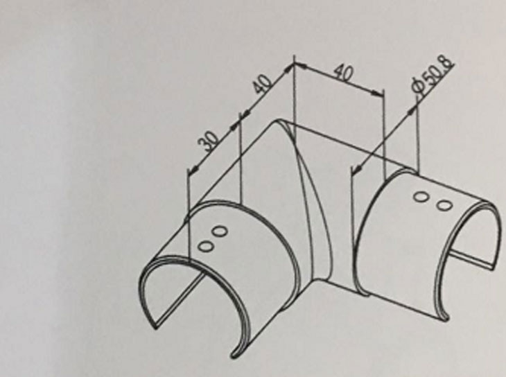 直角彎管 結(jié)構(gòu)圖