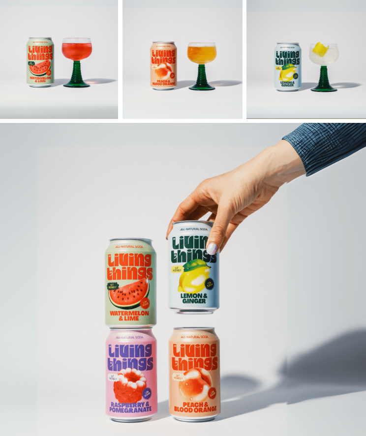 LivingThings果啤包裝設計欣賞：繽紛果味，魅力綻放 —— 邂逅驚艷水果啤酒包裝設計